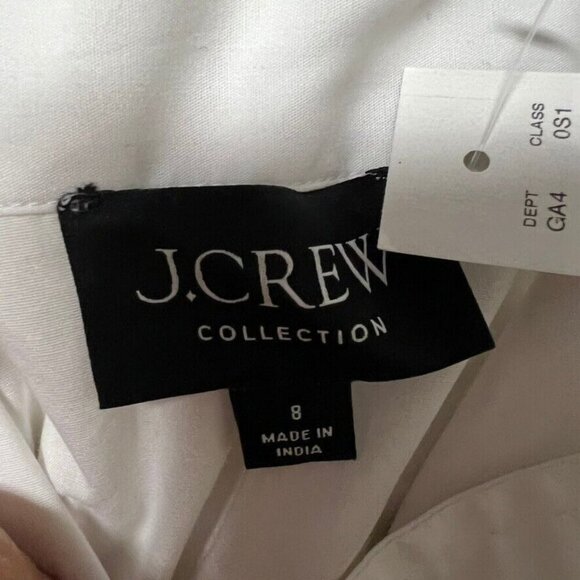 J. Crew White Maxi Dress Size 8 - Picture 9 of 9